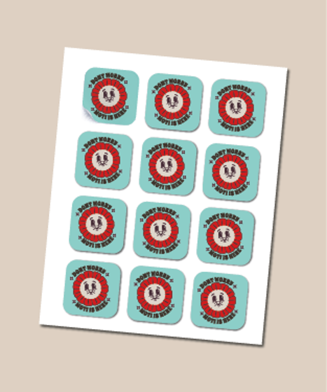 Picture of Square (sheet labels)